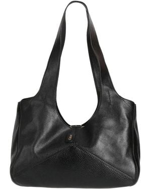 Chloé Solid Color Shoulder Bags - Black