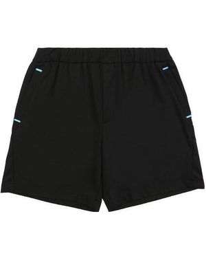 Prada Logo Detail Shorts - Black