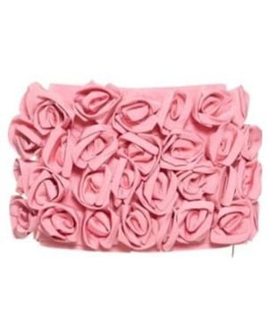 Valentino Floral Decorative Shorts - Pink
