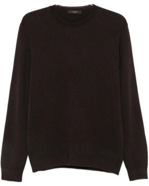 Zanone Long-Sleeved Jumper - Black