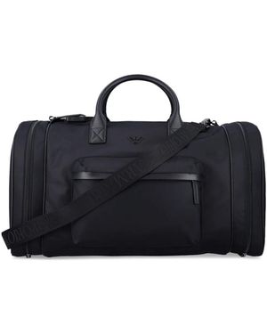 Emporio Armani Asv Large Shopper Bag - Black