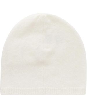 Lisa Yang Brushed-Cashmere Beanie - White