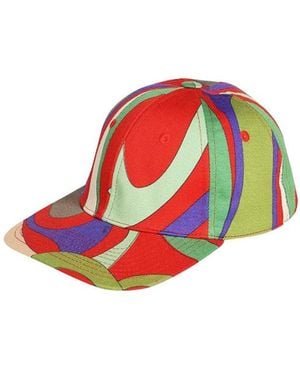 PUCCI Pattern Hat - Red
