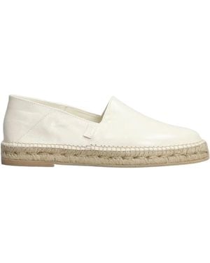 Ami Paris Leather Espadrilles - White
