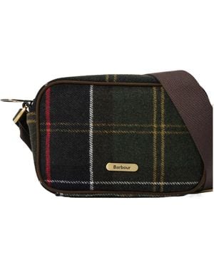 Barbour Color Block Crossbody Bag - Black