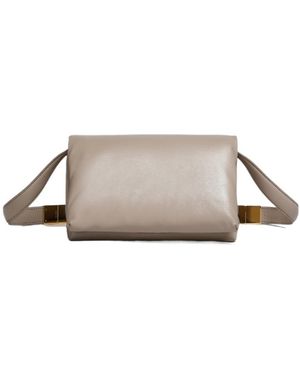 Marni Prisma Padded Small Shoulder Bag - Grey