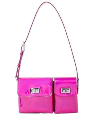 BY FAR Baby Billy Iridescent Shoulder Bag - Pink