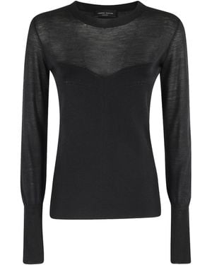 Roberto Collina Bustier Knitwear - Black