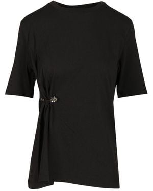 KENZO Logo Detailed T-Shirt - Black
