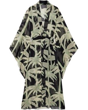 Johanna Ortiz Lightweight Eco-Friendly Kaftan Robe - Grey