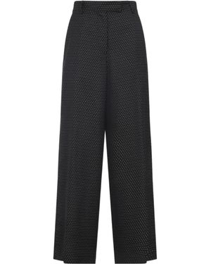 Dries Van Noten Belt Loop Casual Pants - Black