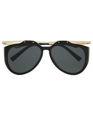 Saint Laurent Eyewear Aviator Sunglasses - Multicolour