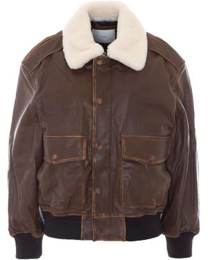 DUNST Long-Sleeved Jacket - Brown