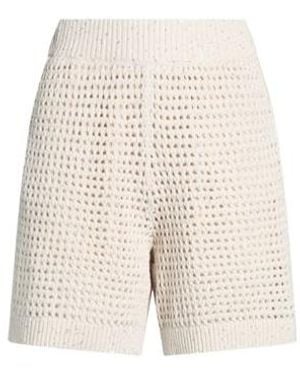 Brunello Cucinelli Lightweight Knitted Shorts - Natural