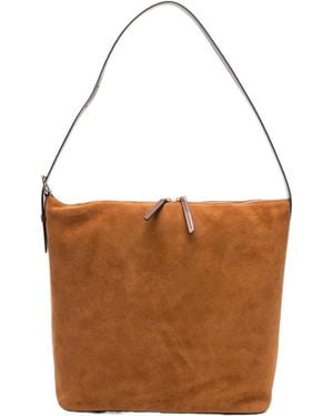 A.P.C. Suede Shoulder Bag - Brown