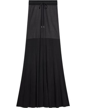 Helmut Lang Hosiery Maxi Skirt - Black