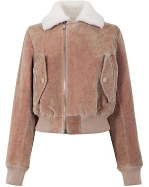 McQueen Fur Hood Alex Coat - Natural