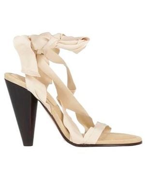 Isabel Marant Canvas Highheel Sandals - Natural