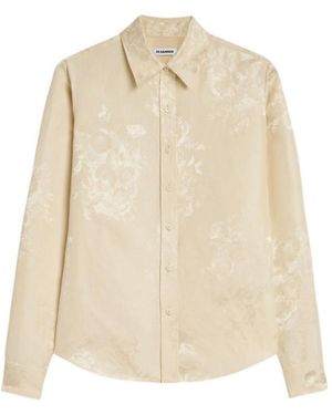 Jil Sander Long-Sleeved Shirt - Natural