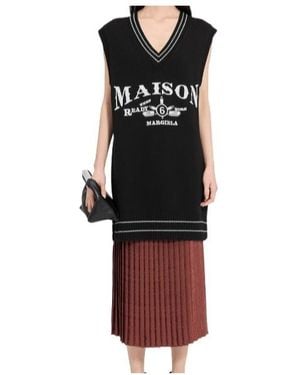 MM6 by Maison Margiela Knitted Dress - Black