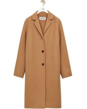 Loewe Anagram Coat - Natural