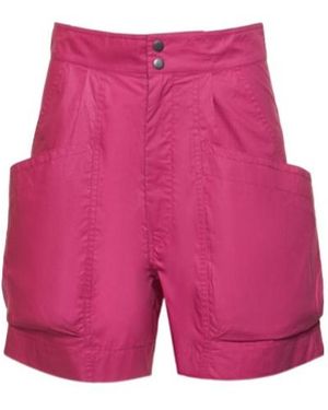 Isabel Marant Cotton Shorts - Red
