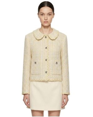 Marissa Chiara Little Boy Collar Jacket - Natural