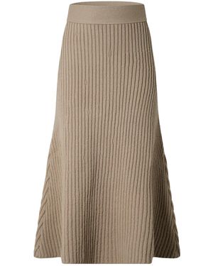 Bottega Veneta Simple Middle Skirt - Natural