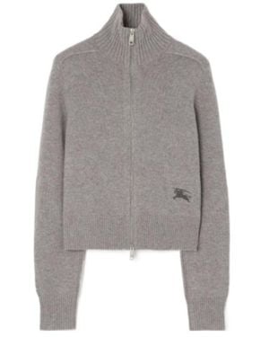 Burberry Cashmere Blend Jacket - Gray