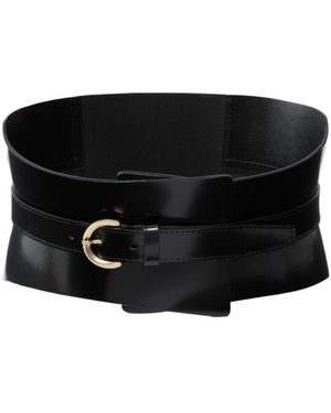 Pinko Wide Adjustable Waist Belt - Black