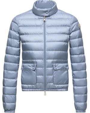 Moncler Lans Packable Short Down Jacket - Blue