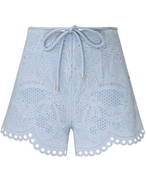 Zimmermann Daylight Denim Shorts - Blue