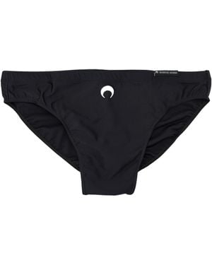 Marine Serre Swimwear Jersey Brief - Black