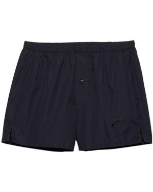 Prada Cotton Boxer Shorts - Blue