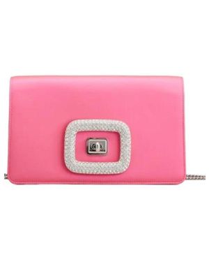 Roger Vivier Viv' Choc Jewel Mini Bag - Pink
