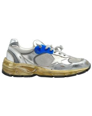 Golden Goose Dad Star Lace-Up Trainers - Blue