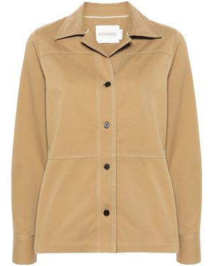 Closed Panelled Twill Shirt Jacket - Natural