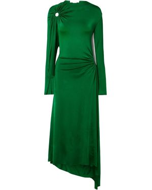 Victoria Beckham Long-Sleeved Dress - Green