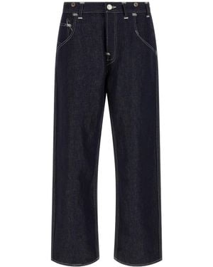 Junya Watanabe X Levis Contrast-Stitch Straight-Leg Jeans - Blue