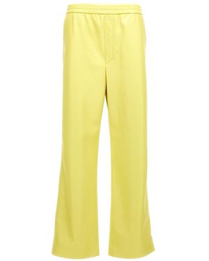 Nanushka Faux-Leather Pants - Yellow