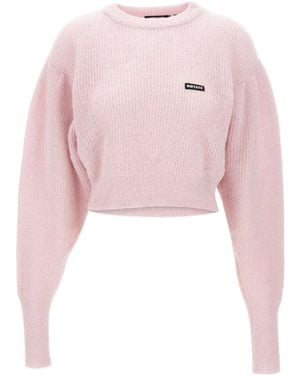 ROTATE BIRGER CHRISTENSEN Cropped Jumper - Pink