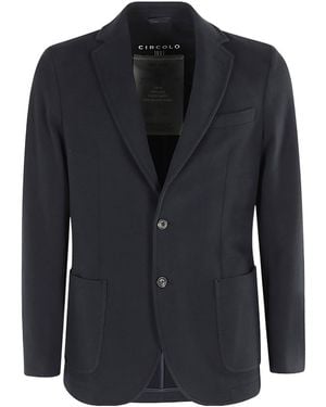 Circolo 1901 Single-Breasted Blazer - Blue