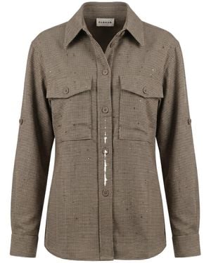 P.A.R.O.S.H. Long-Sleeved Shirt - Brown