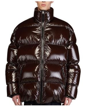 Bottega Veneta Hooded Puffer Jacket - Brown