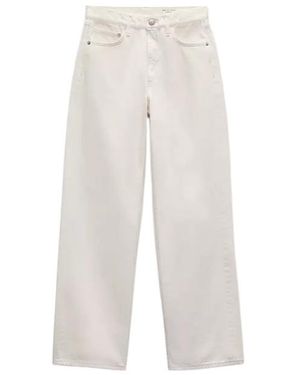 Rag & Bone Jeans With Belt Loops - White
