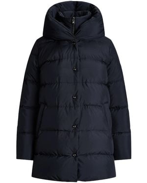 Ralph Lauren Lauren Hooded Quilted Down Jacket - Blue