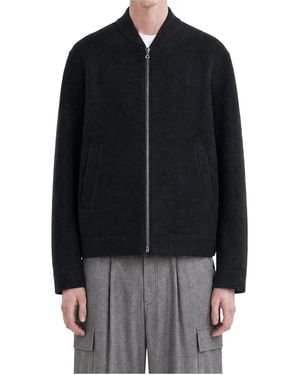 Harris Wharf London Long-Sleeve Casual Jacket - Black