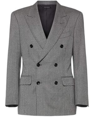Tom Ford Double Breast Jacket - Grey