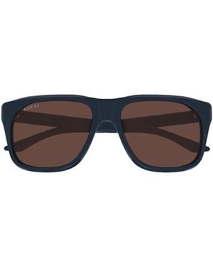 Gucci Eyewear Square Frame Sunglasses - Multicolour