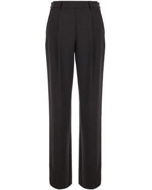 Twinset Tailored Wide-Leg Pants - Black